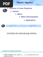 System Linear Equations