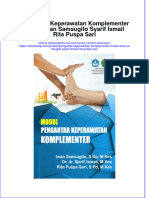 Pengantar Keperawatan Komplementer Modul Iwan Samsugito Syarif Ismail Rita Puspa Sari Full Chapter Free