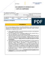 Carta de Compromiso Cpu Intensivo 2024-I