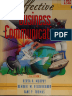 Effective Business Communication (1997)