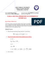 Chiong, Lucina Mae - Task 4 Learning Assessment On Confidence Interval Estimation