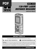 Wen 10130 Laser Measure Instructions