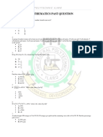 HND Mathematics Past Question-1