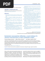 Periarticular Vasoconstrictor Infiltration A Nove