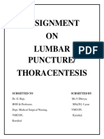 Lumbar Puncture