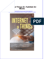 Internet of Things Dr. Fadhillah Sri Meutia Full Chapter Free