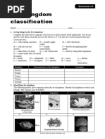 Five-Kingdom Classification: 1. Living Things in The Five Kingdoms