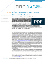 Statistically Downscaled Climate Dataset For East