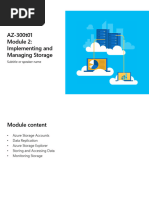 AZ-300t01 Implementing and Managing Storage