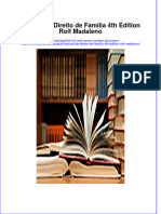 Manual de Direito de Família 4th Edition Rolf Madaleno Full Chapter Free