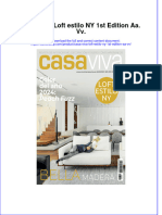 Casa Viva Loft Estilo NY 1st Edition Aa. Vv. Full Chapter Free