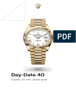 Day-Date 40: Oyster, 40 MM, Yellow Gold