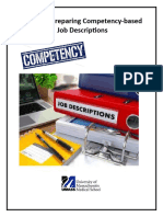 Guide To Preparing Competency Based Job Descriptions