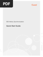 SID History Synchronization Quick Start Guide