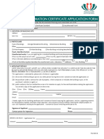 1-Building Certificate Application Form