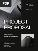 Black Minimalist Company Project Proposal