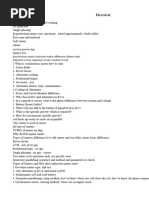 Surveyor Questions On Electrical-1