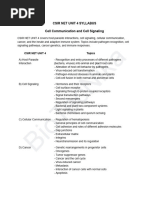 CSIR NET LIFE SCIENCE UNIT 4 Syllabus