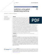 Breast Cancer Prediction Using Gated Attentive Multimodal Deep Learning