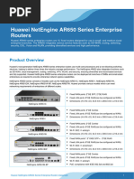 Huawei NetEngine AR650 Series Enterprise Routers Datasheet