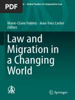 Law and Migration in A Changing World: Marie-Claire Foblets Jean-Yves Carlier