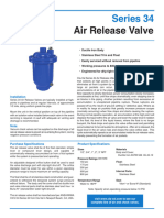 Air Release Valve Data Sheet and Dimensional