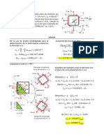 Ejercicios Circulo de Mohr de Tensiones