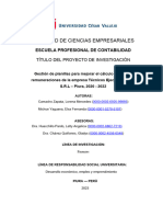 CAMACHO ZAPATA, Lorena Mercedes y MICHUE YAGUANA, Elsa Fernanda - Gestion de Planillas