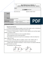 Aula Prática 7 Teorema de Thévenin