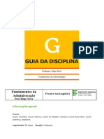 GUIA DA DISCIPLINA - TGA Logistica