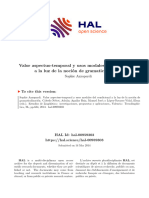 Valor Aspectuo-Temporal y Usos Modales Del Condicional A La Luz de La Noción de Gramaticalización, Sophie Azzopardi