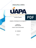 Metodología de La Investigación Tarea 5