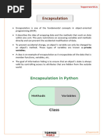 Encapsulation in Python