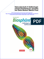 Biosphäre Sekundarstufe II Zellbiologie Und Stoffwechsel Schülerbuch Joachim Becker Barbel Delia Nixdorf Martin Post Full Chapter Free