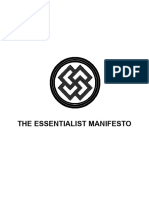 The Essentialist Manifesto