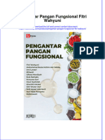 Pengantar Pangan Fungsional Fitri Wahyuni Full Chapter Free