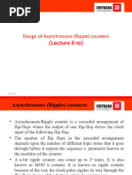 8-10 Design of Asynchronous (Ripple) Counters