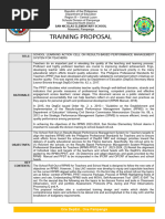 Slacs - Training Proposal Sua Es