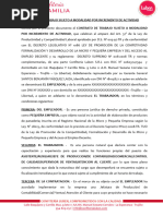 Contrato de Trabajo Sujeto A Modalidad Por Incremento de Actividad (Luben)