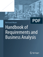 Meyer B. Handbook of Requirements and Business Analysis 2022