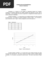 Stat Notes On Correlation Regression