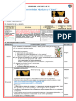 Sesión de Aprendizaje Cultura Chimú y Mochica