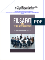 Filsafat Dan Teori Kepemimpinan Dr. Wendy Sepmady Hutahaean Full Chapter Free