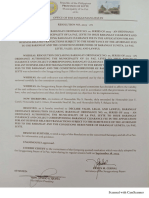 5.2.1 Enacted Barangay Ordinance On Barangay Clearance Fees On Business Permit and Locational Clearance