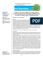 Studies On The Effect of Different Rooting Media On Survival and Success of Air Layering in Acid Lime (Citrus