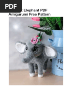 Crochet Elephant PDF Amigurumi Free Pattern