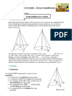 Cours 3ème Bis Pyramides Et Cônes