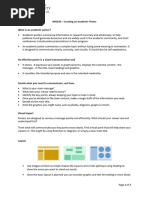 MIS100 - Creating An Academic Poster