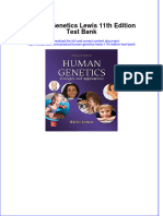 Human Genetics Lewis 11th Edition Test Bank Download PDF Full Chapter