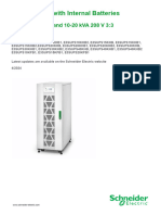 Easy UPS 3S With Internal Batteries: Installation